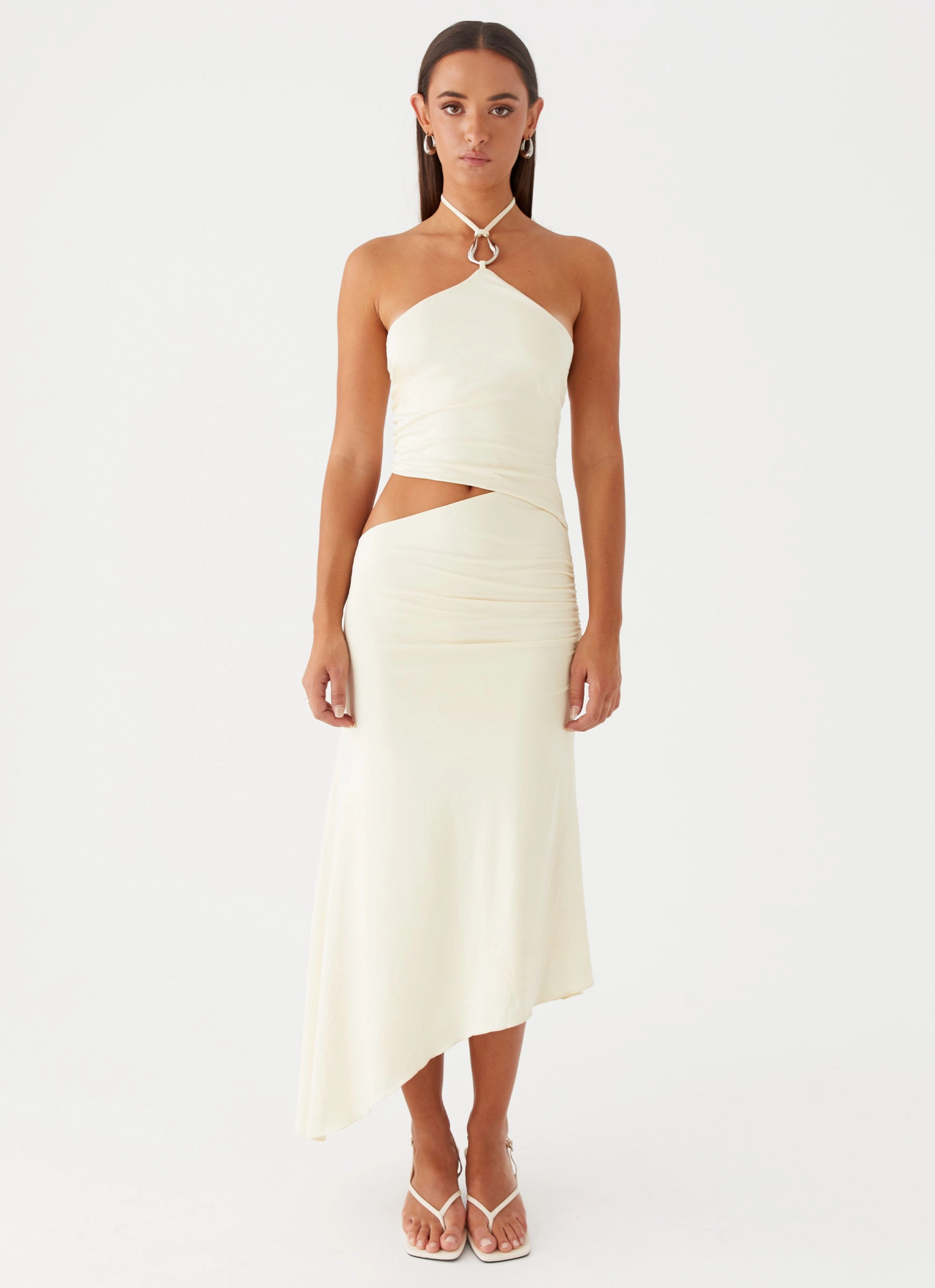 Relax Mode Subtle tone Tasha Maxi Dress - Lemon