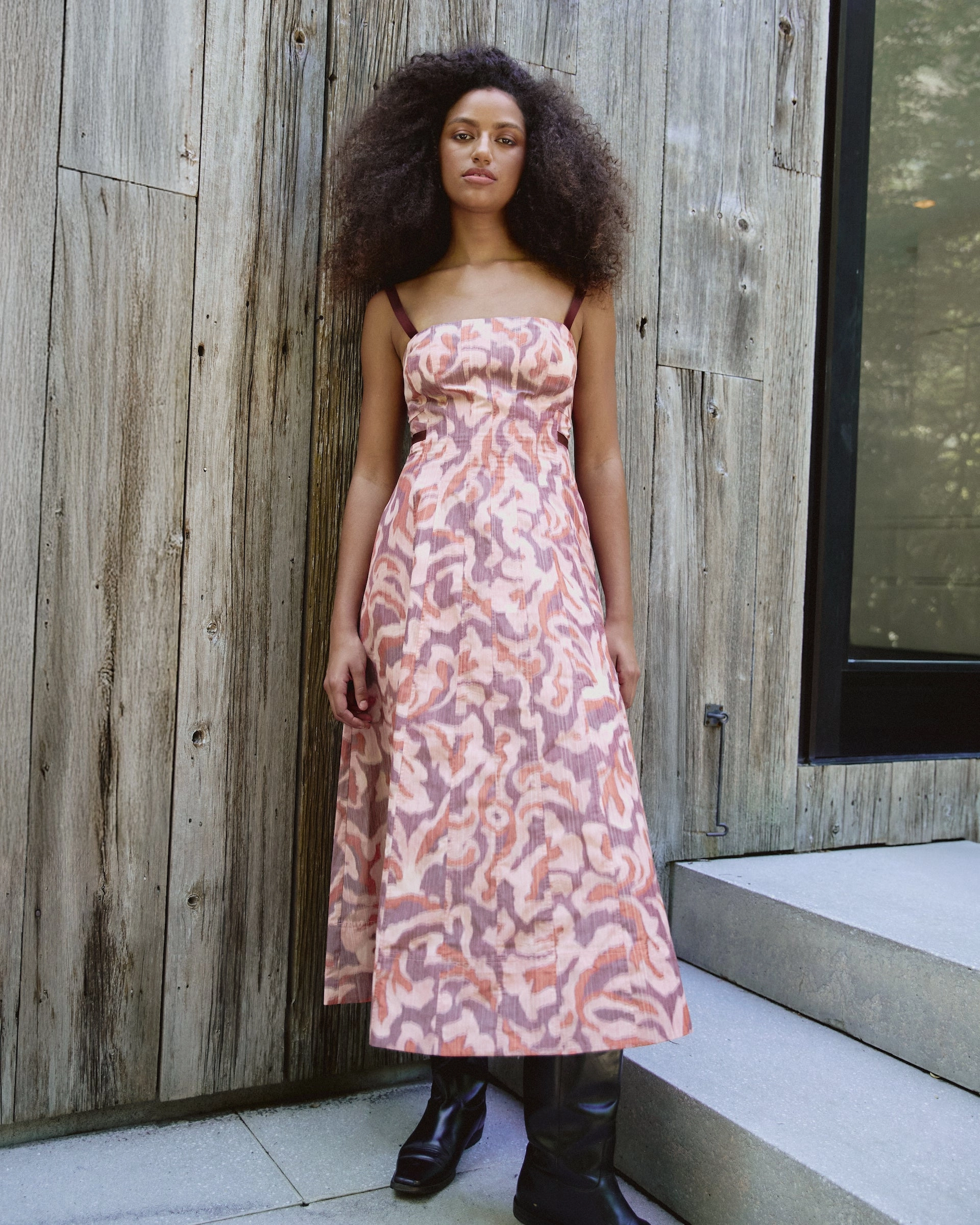 Youth Charm Mesh-Detail Tavia Dress