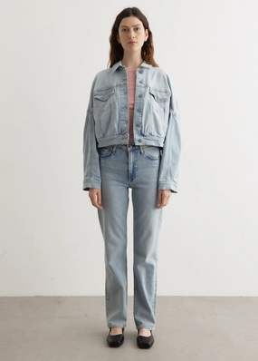 Ultra Flexible Tint Denim Bomber Jacket