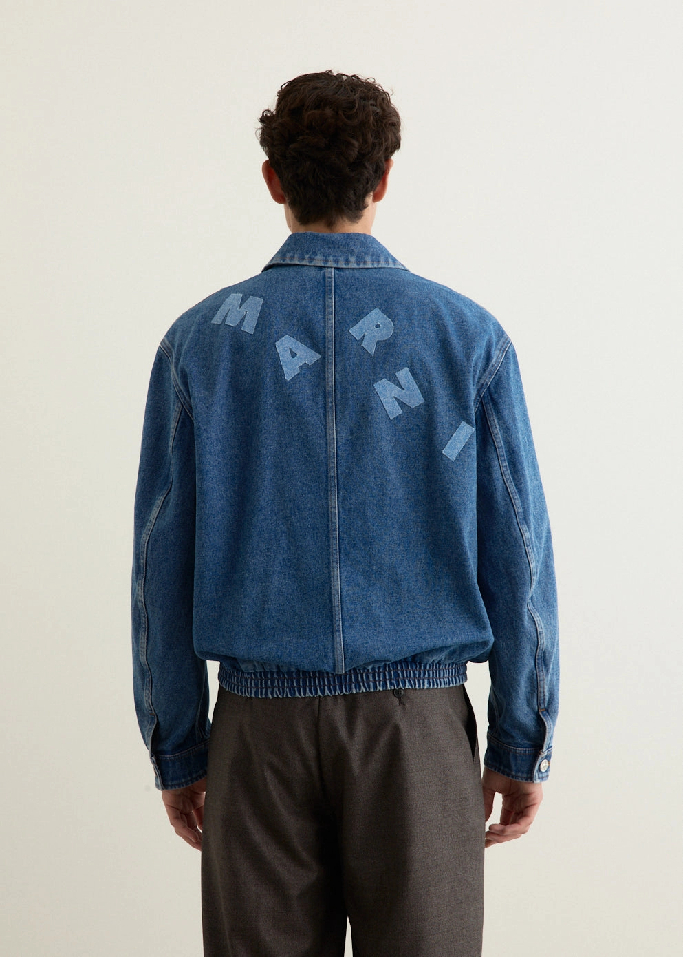 Hidden Pocket System Simple Fit Denim Jacket