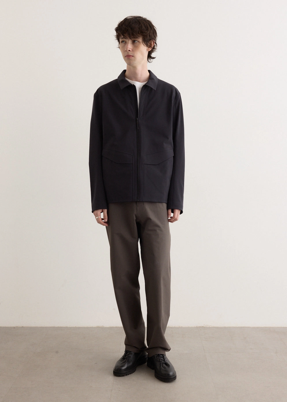 Spere Jacket Seamless Design Relaxed Fit Silhouette