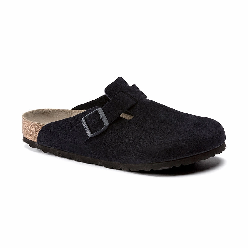 Men's Boston Soft Footbed Midnight Suede Durable Build Active Wear