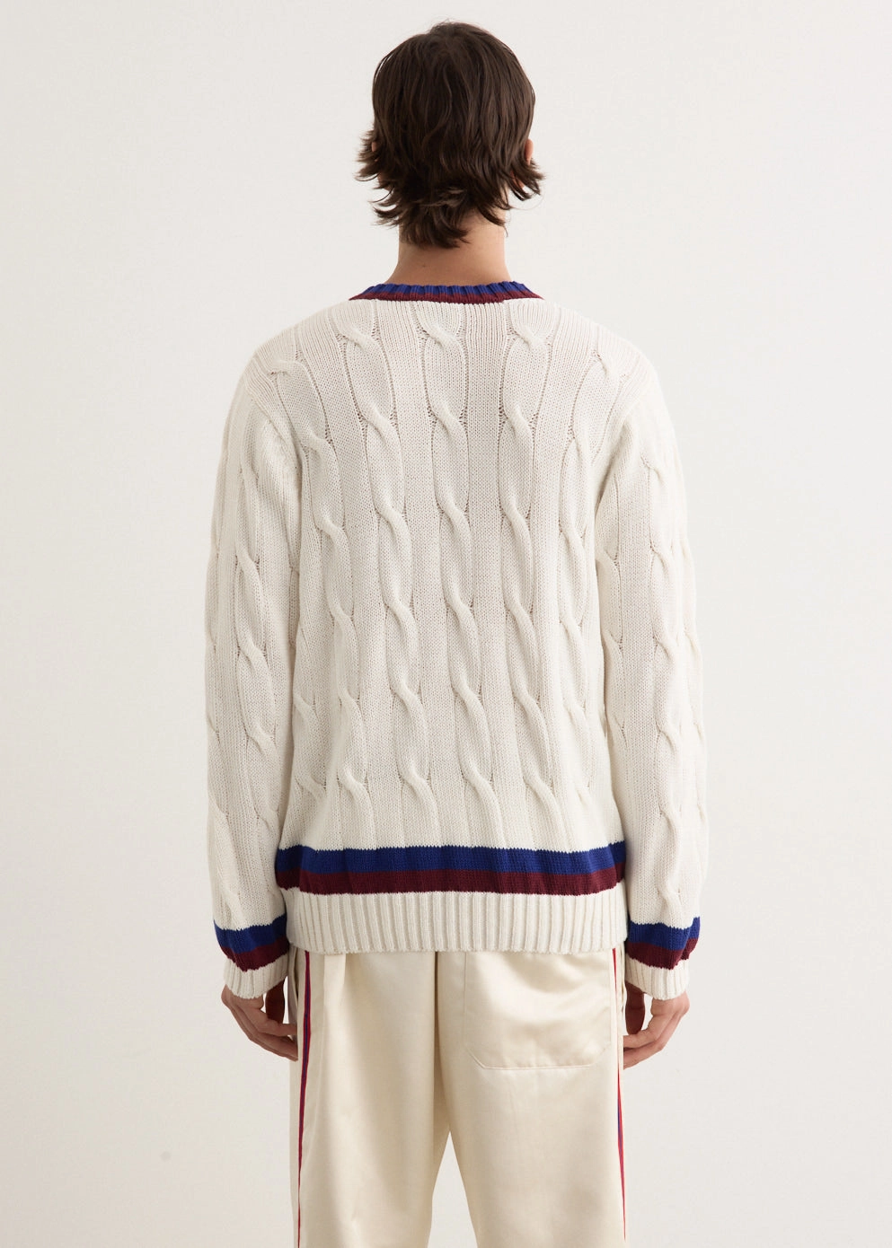 Versatile Comforted DenseKnit Fabric Tennis Sweater