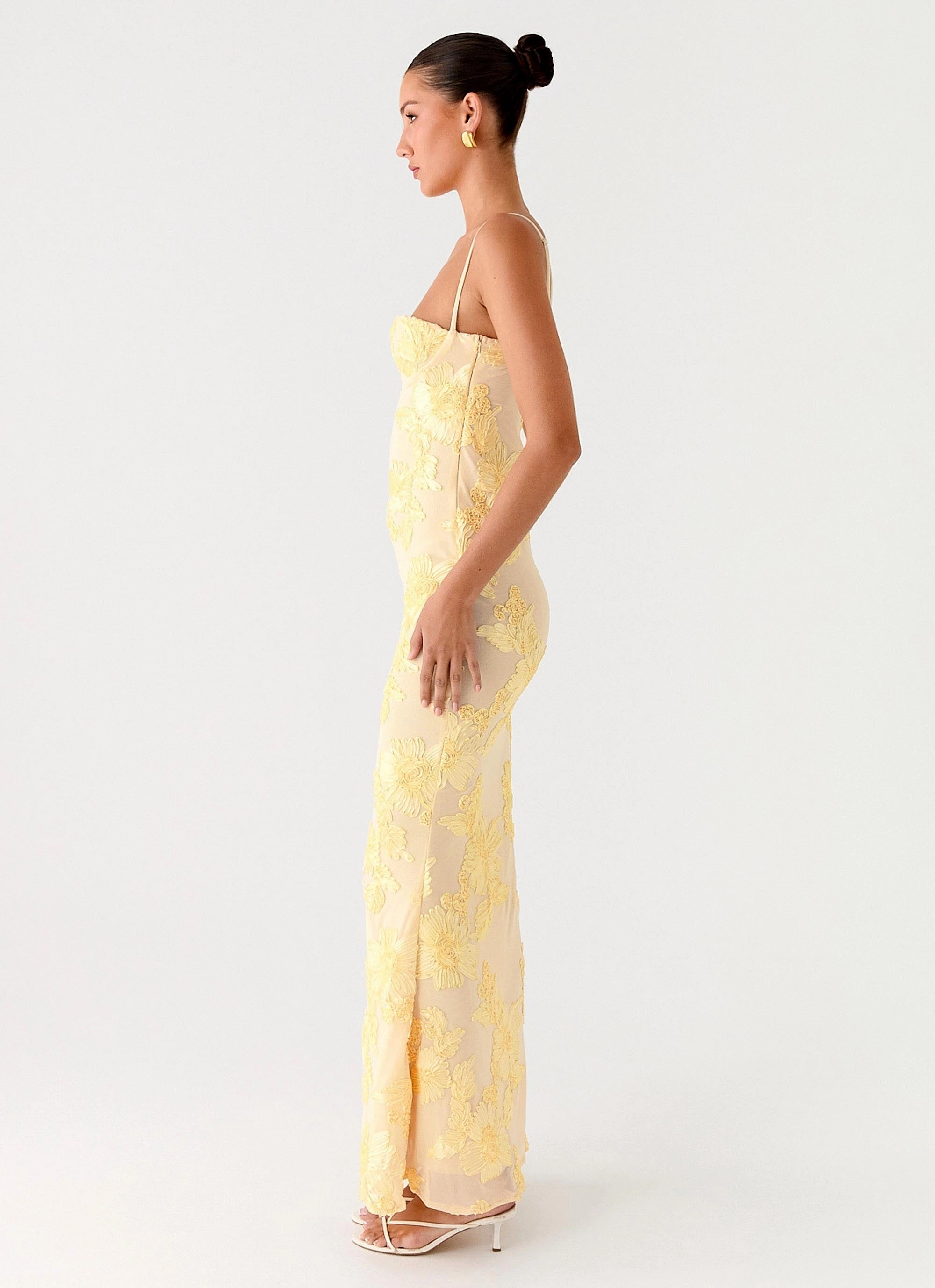 That Girl Maxi Dress - Lemon Warm Undertone