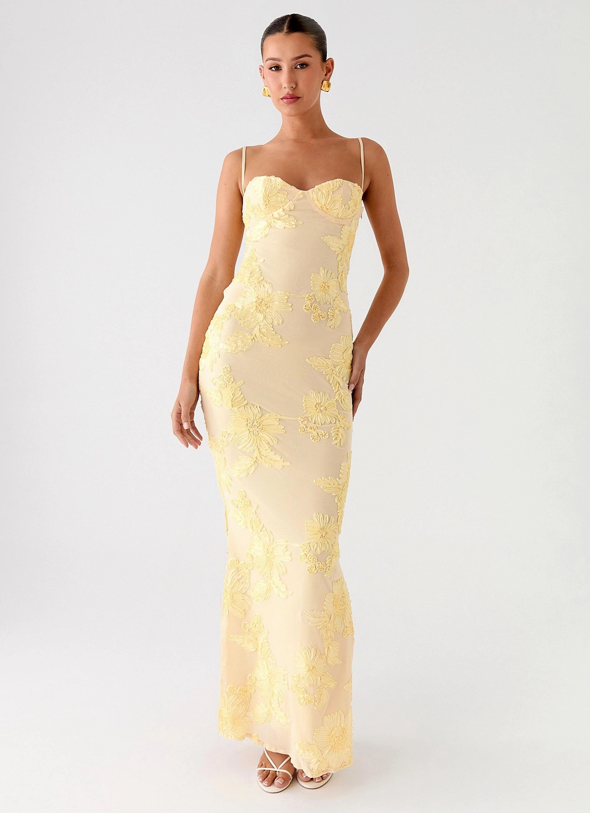 Chic Fit Wear Eco-Lining That Girl Maxi Dress - Lemon