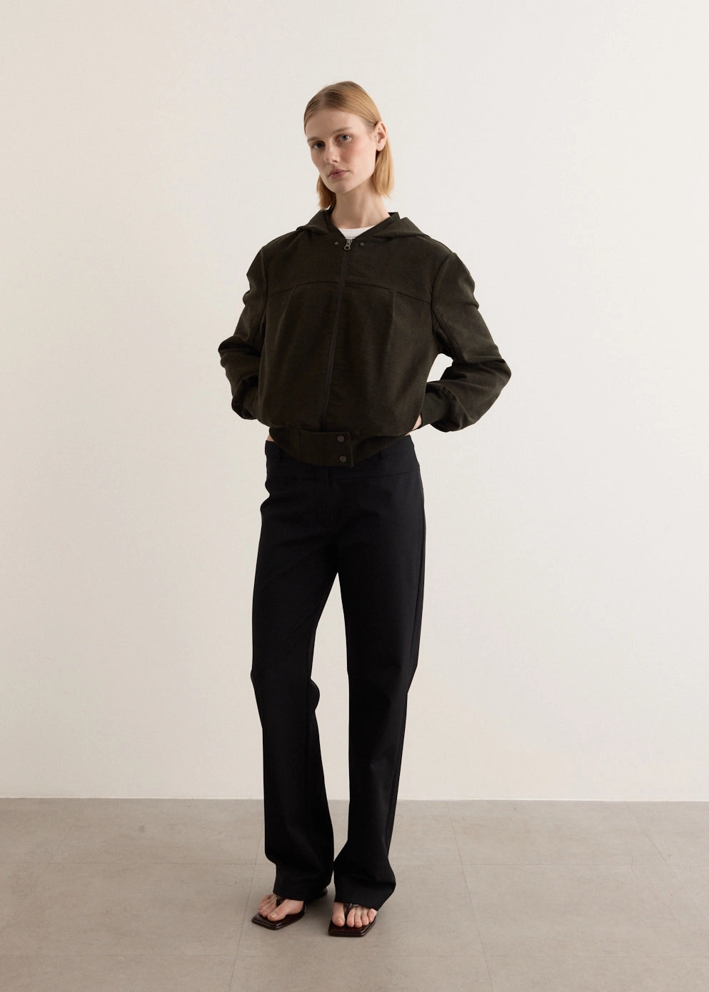 The Edie Bomber Jacket Breathable fabric