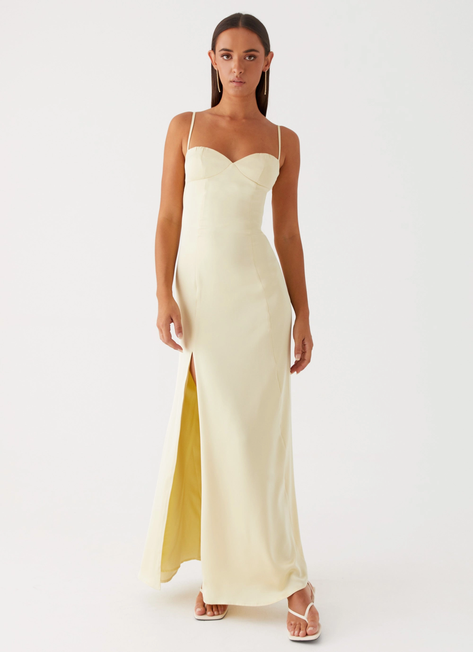Travel Staple Mood Comfort Miss Bloom Maxi Dress - Lemon