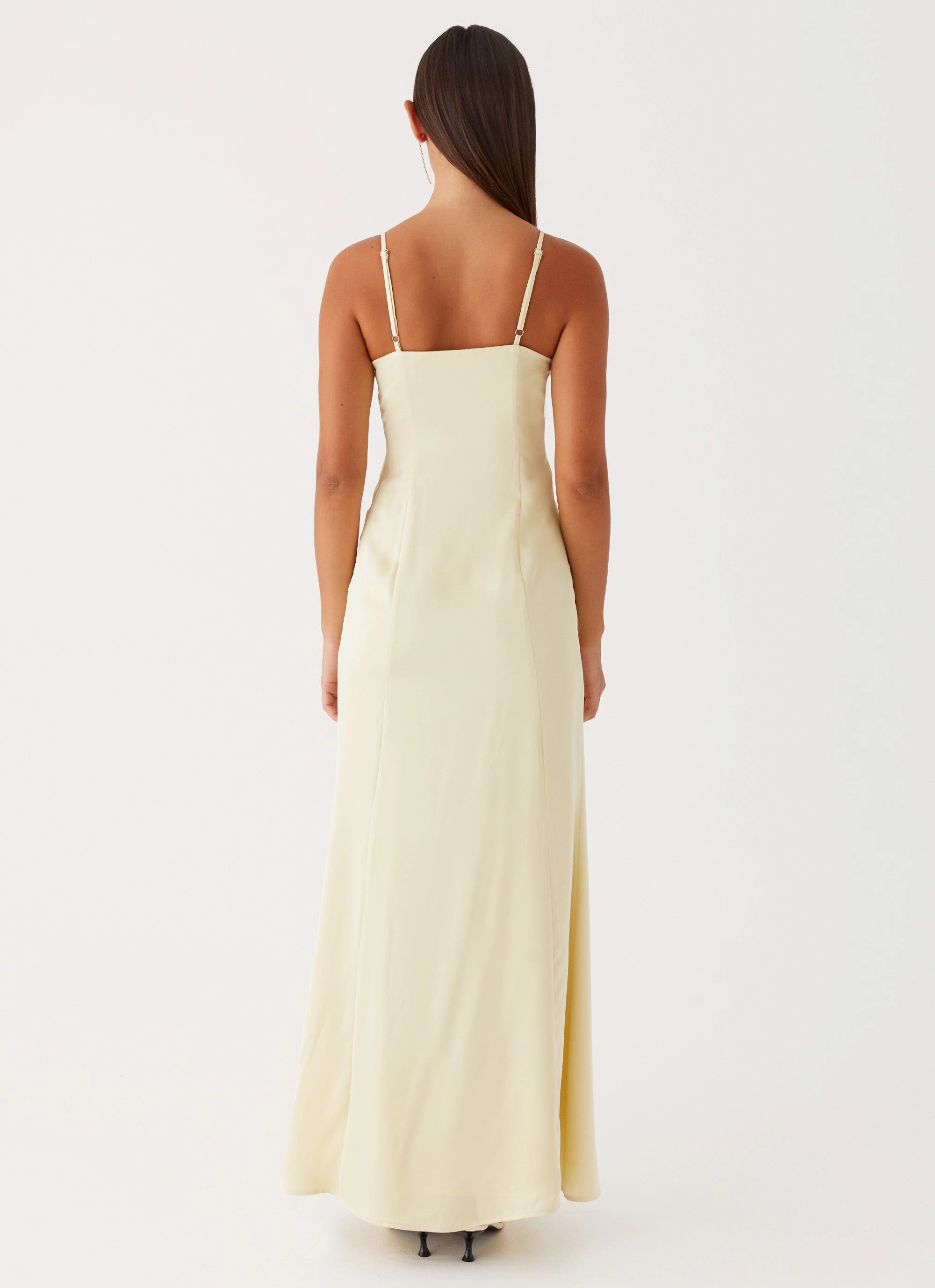 Miss Bloom Maxi Dress - Lemon AntiPillTreatment