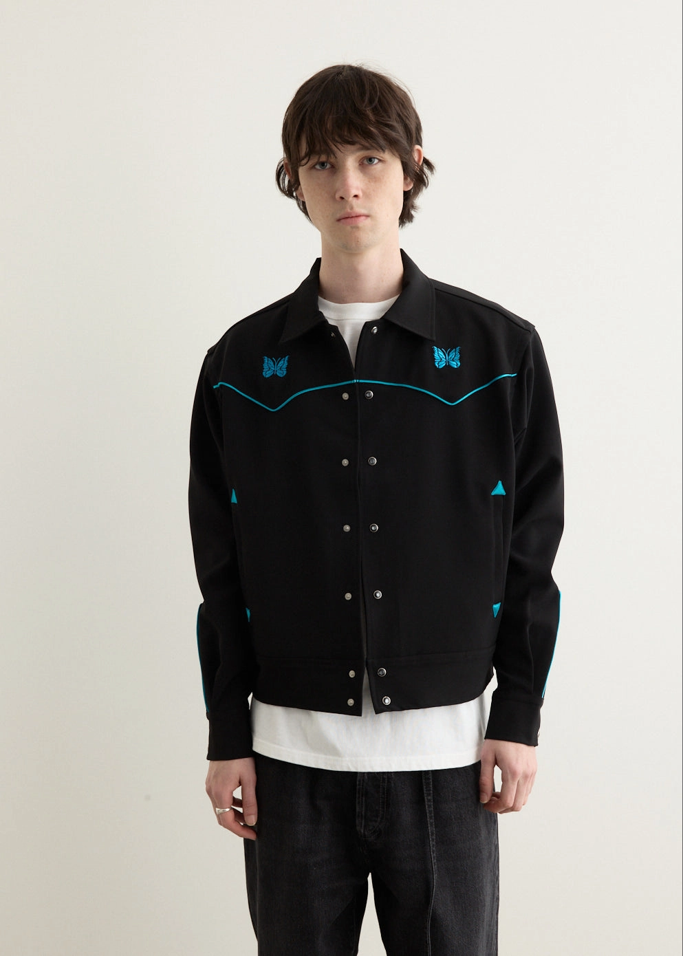 No Static Work Tough Piping Cowboy Jacket