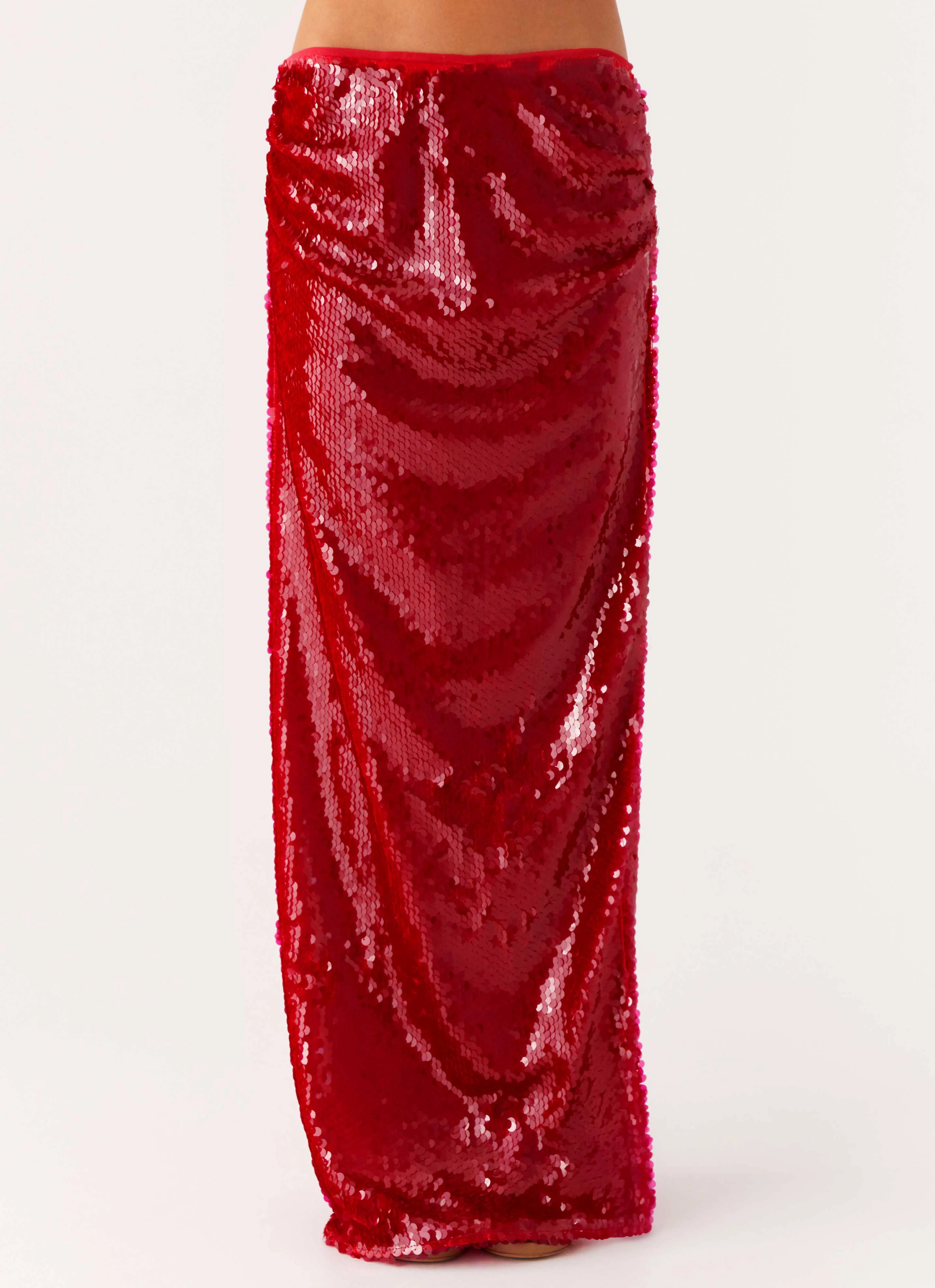 Amosa Maxi Skirt - Fuchsia Odor control Curvy Fit