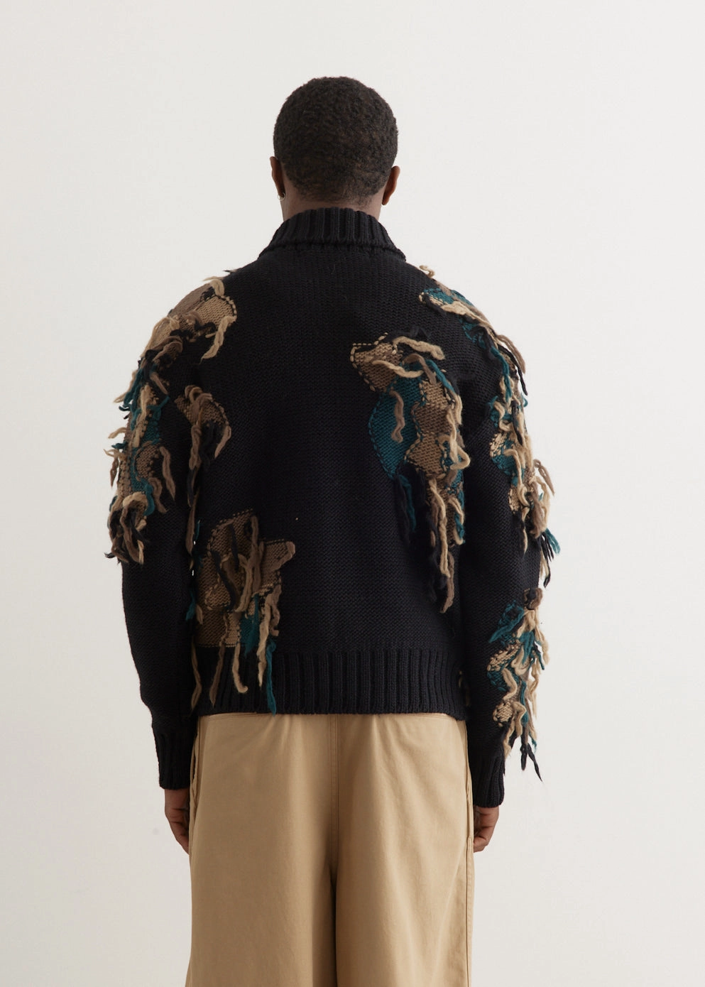 Comfort Stretch New Camouflage Zip-Up Cardigan