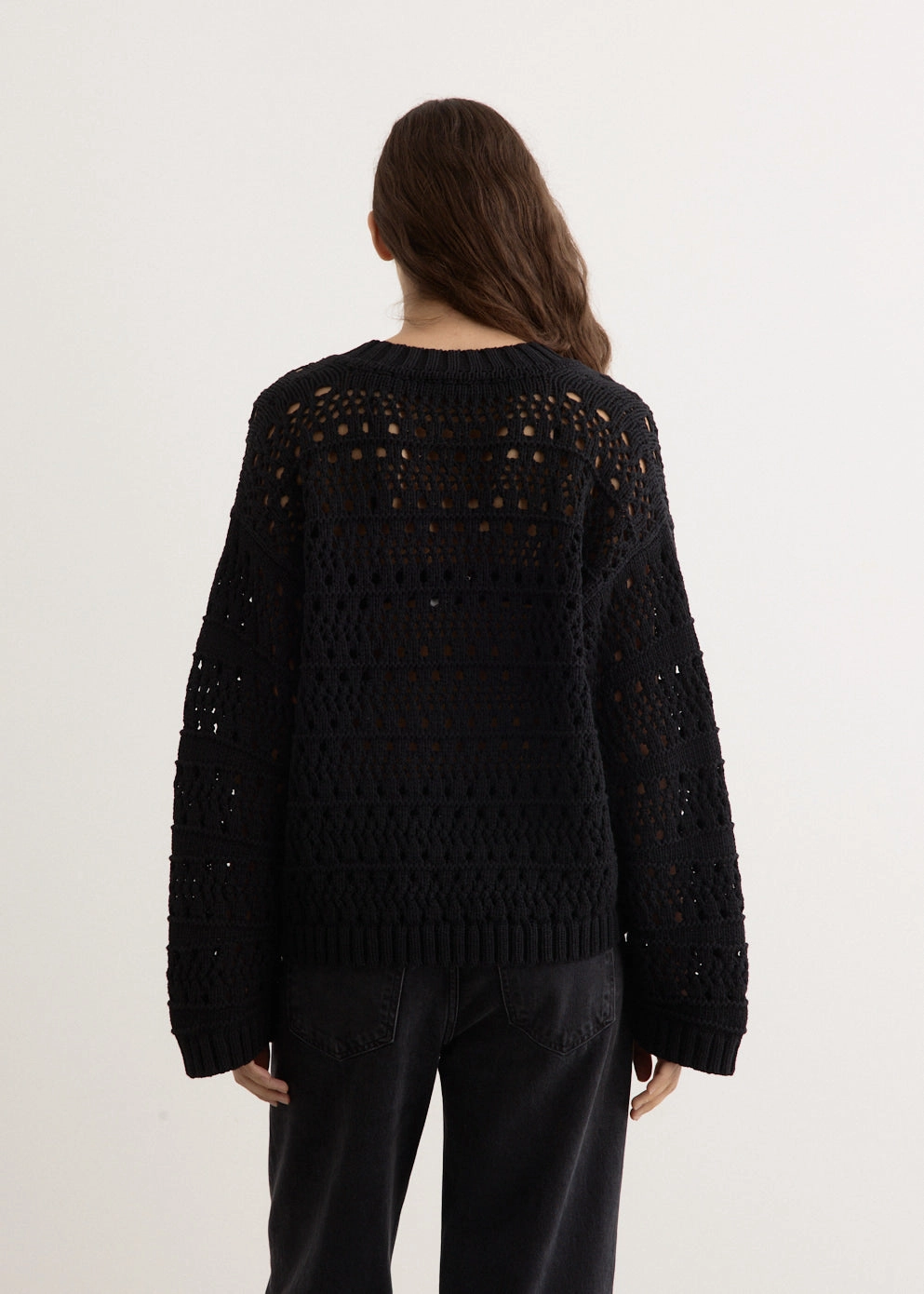 Cotton Mix V-Neck Versatile Layered