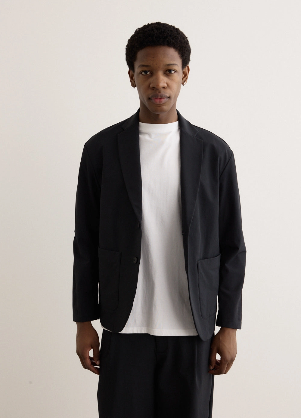 Multi Pocket Utility NB Grey Single Jacket