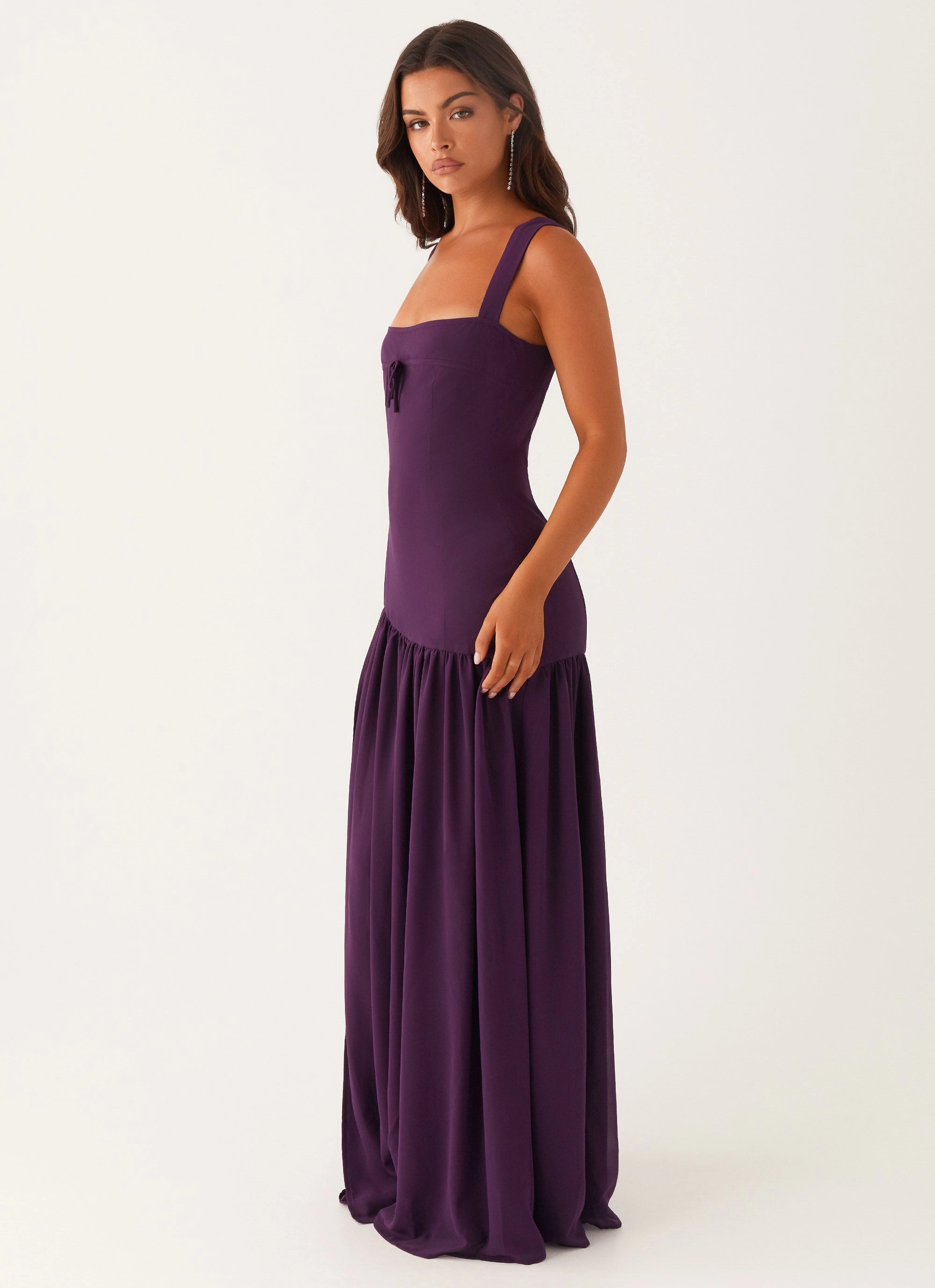 Travel Fit Alberta Maxi Dress - Mulberry