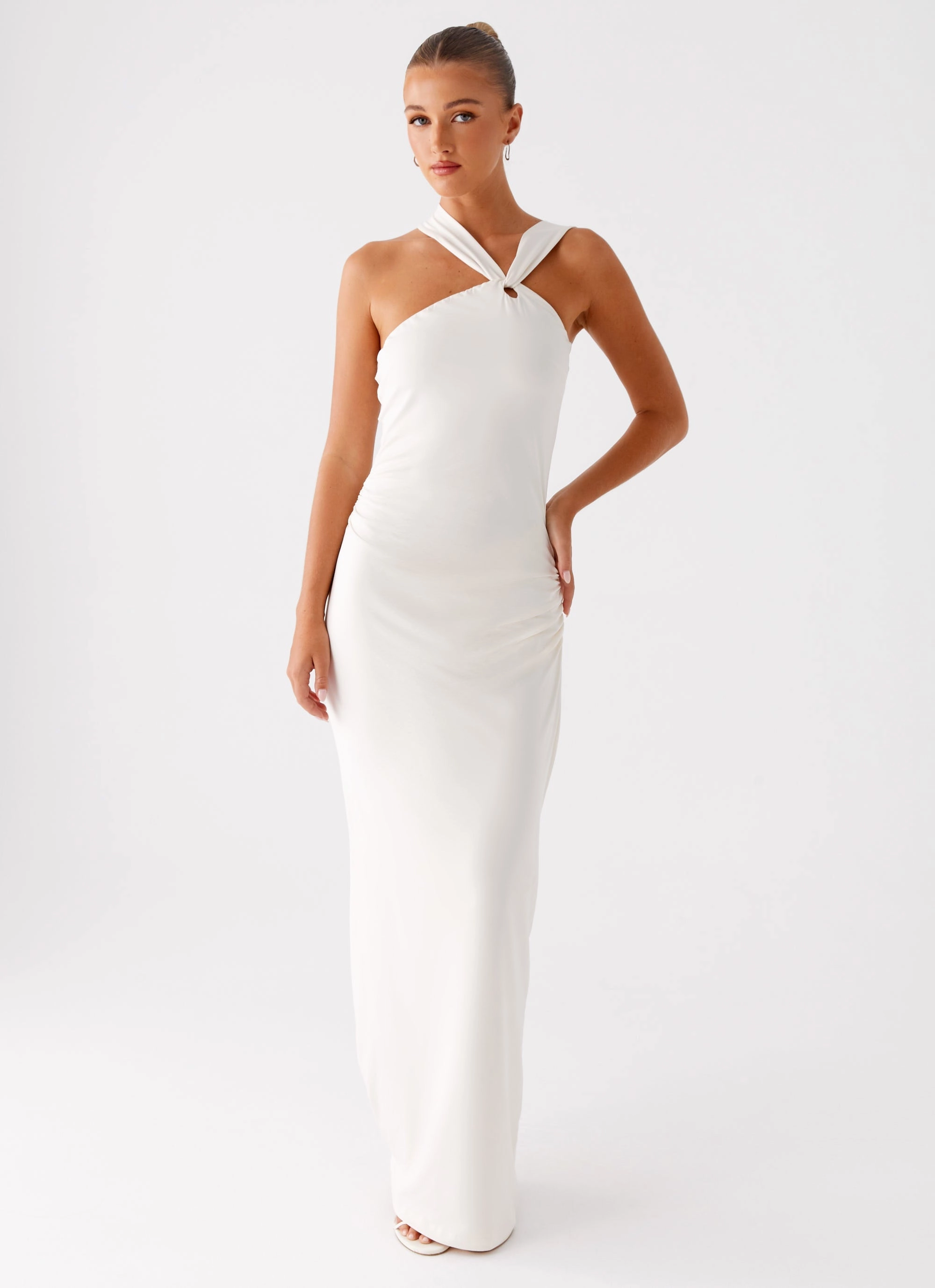 Light Bow Tamira Maxi Dress - Ivory
