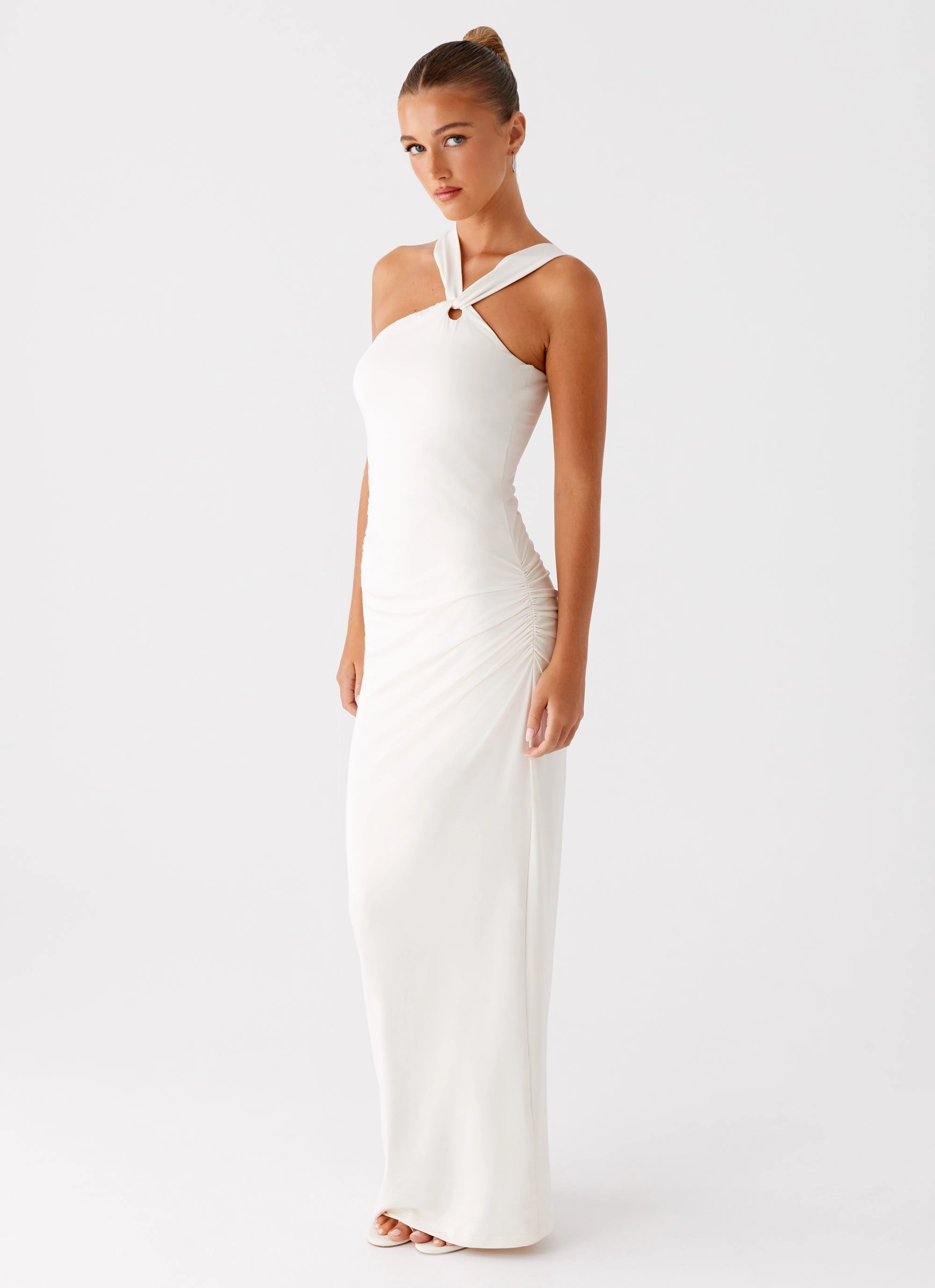 Smooth silhouette Petite-Size Tamira Maxi Dress - Ivory