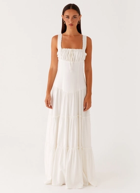 packable Chic Design Esme Maxi Dress - White
