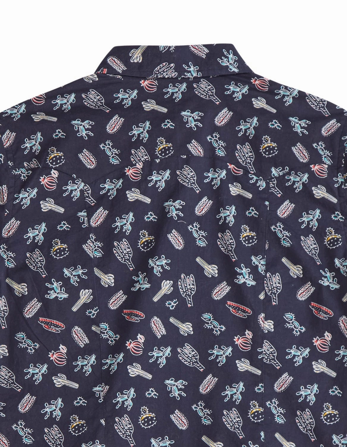 Tin Haul Womens 2421 Tossed Cactus Black 100% Cotton L/S Shirt Snag Resistant Fabric Floral Motif