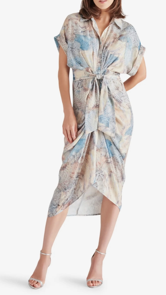 Tori Dress in Multi Smart Cut