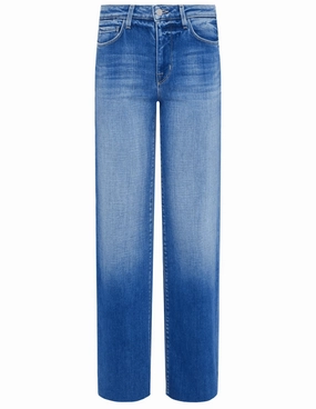 Artist Vibe Everyday LAGENCE Scottie High Rise Wide Leg Jeans In Hayward