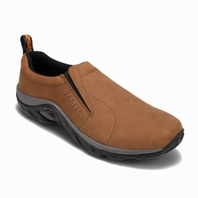 Men's Jungle Moc Nubuck Brown Soft Touch Relax Ready Slip