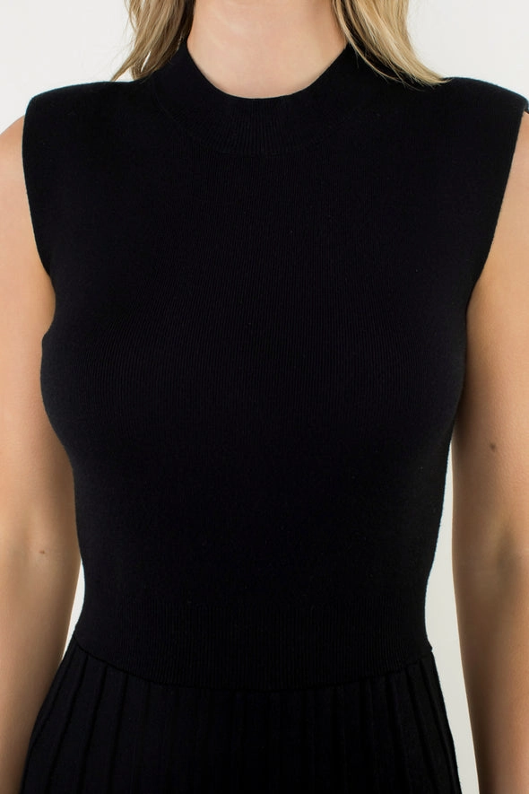 KNIT MAXI DRESS Drawstring-Waist