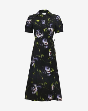 Short Sleeve Midi Shivon Dress Breathable Design Chill Moment