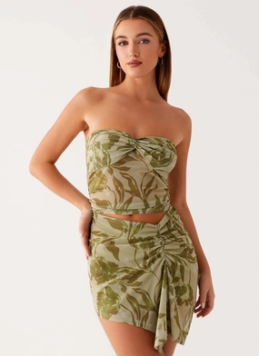 Chic Style Wear London Cool Varona Mini Dress - Jade Fern
