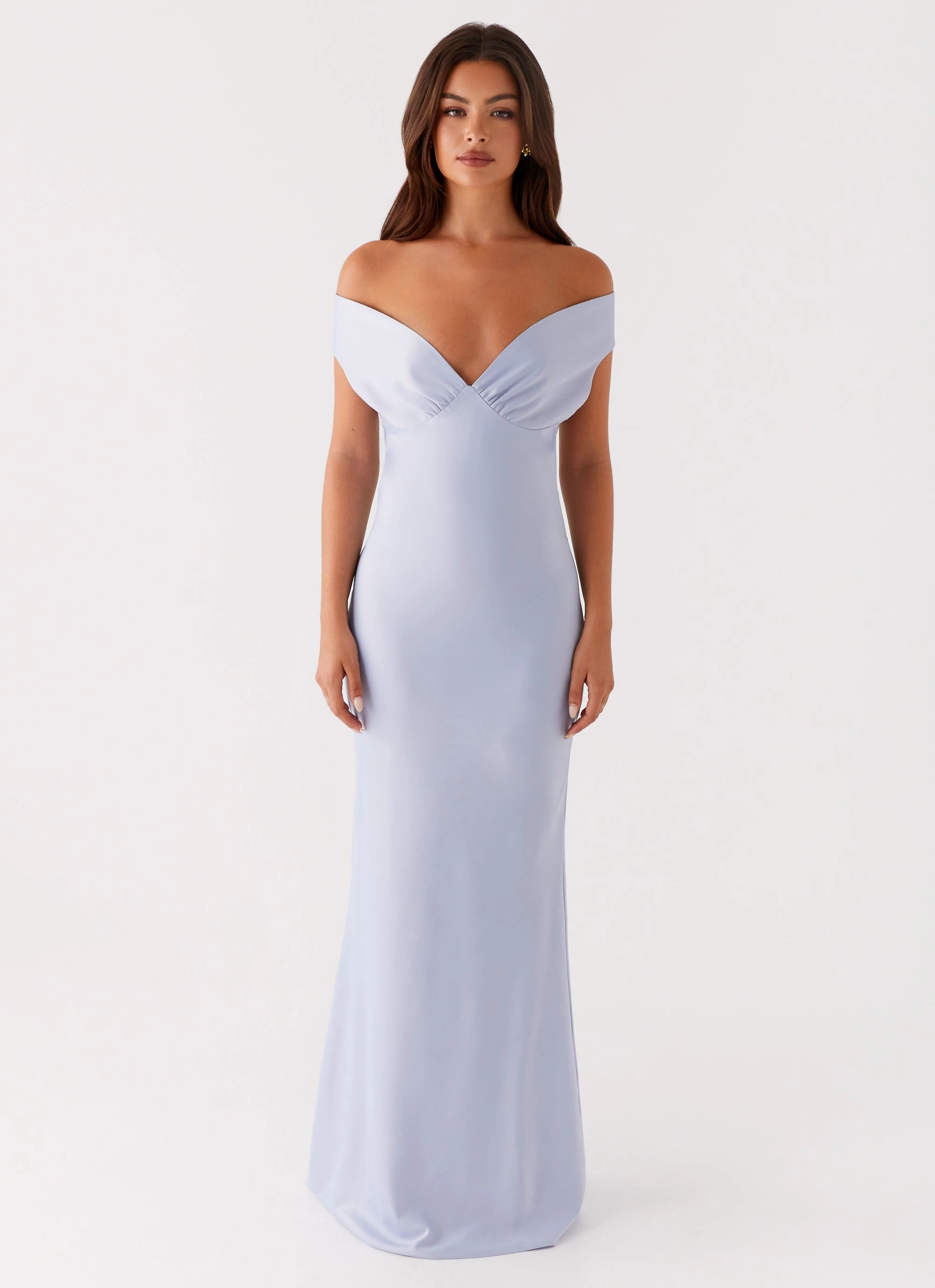 Jenner Maxi Dress - Blue Minimalist-Trend