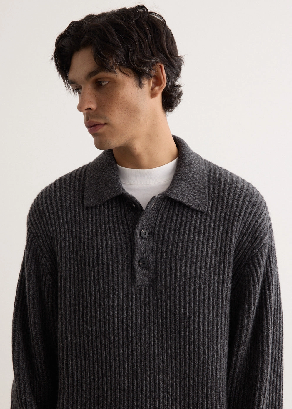 Tribune Long Sleeve Polo Autumn Fashion Simple Silhouette