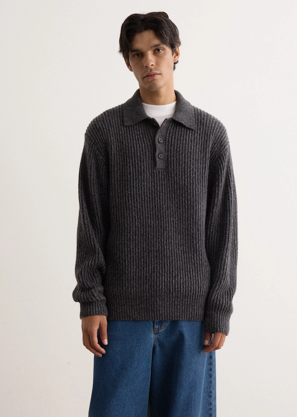 Airy Feel Tribune Long Sleeve Polo