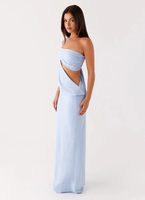 Mom Chic Dani Maxi Dress - Blue