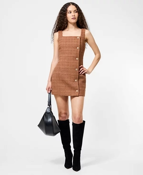 Summer Mood TWEED SQUARE NECK MINI