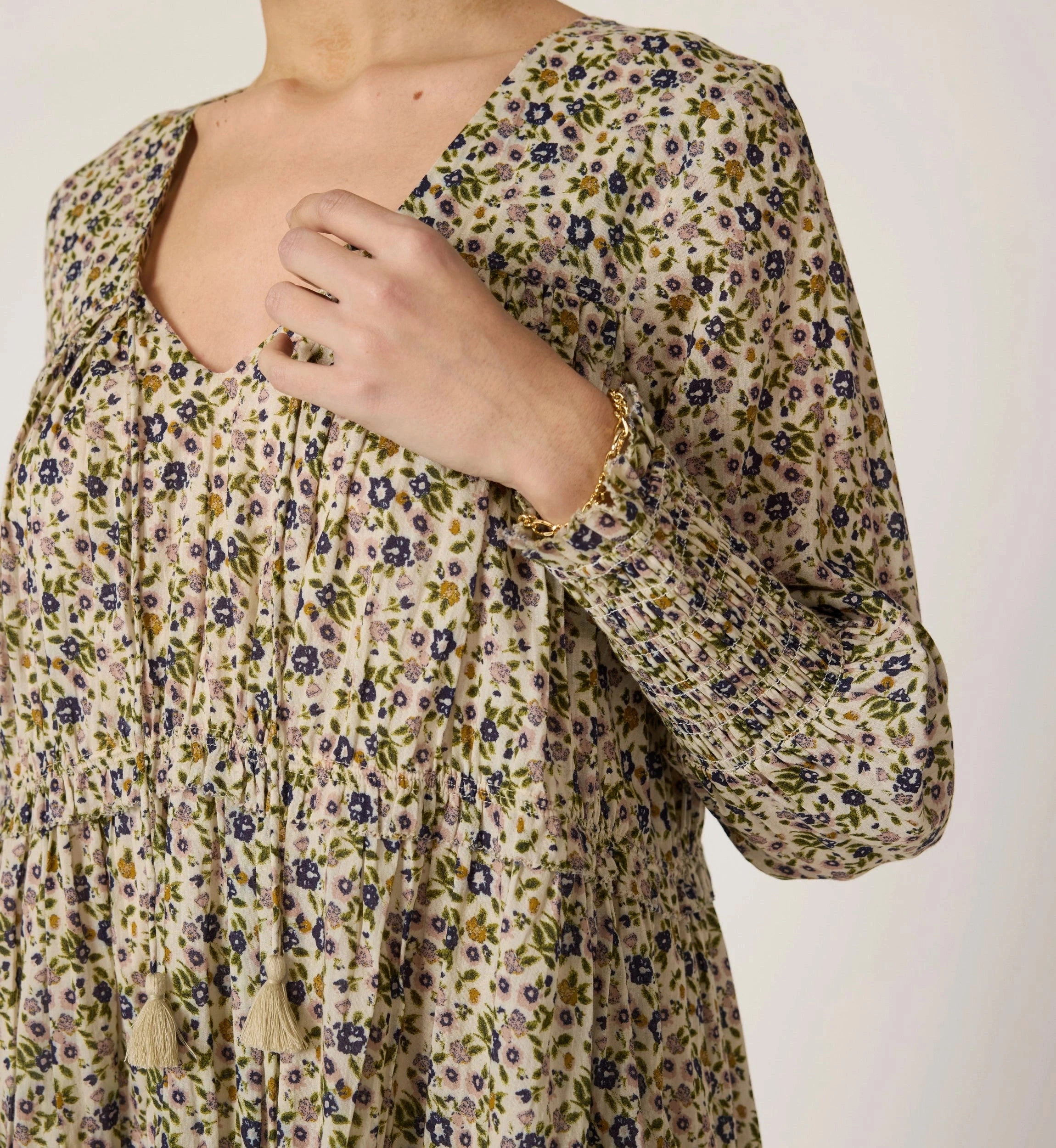 Office Friendly Raquel Mini Dress | Eloisa Floral