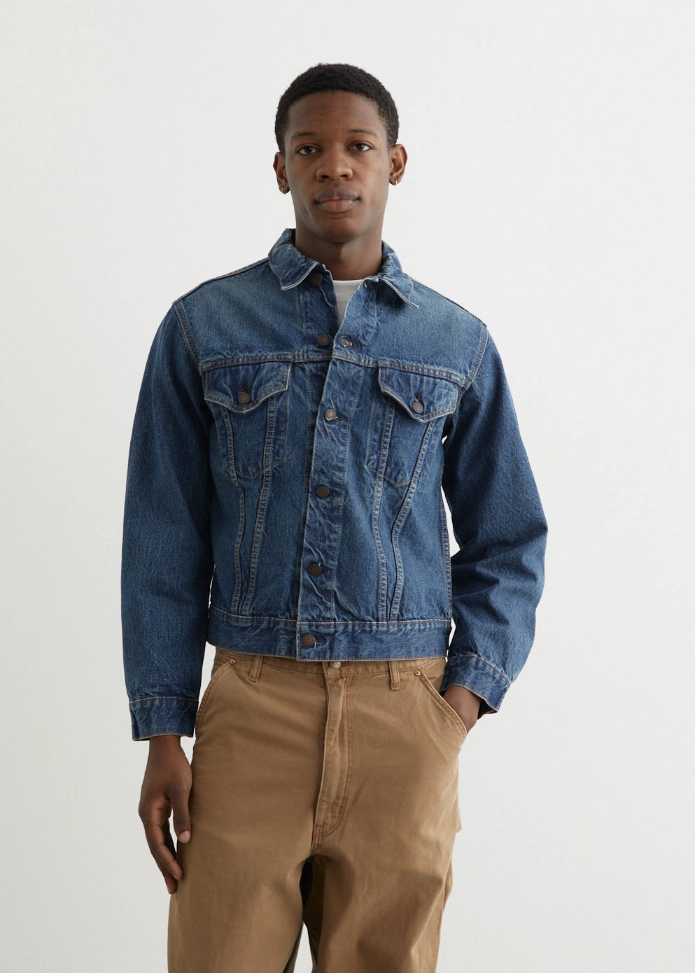 Contrast Stitch Type 3 1960's Denim Jacket