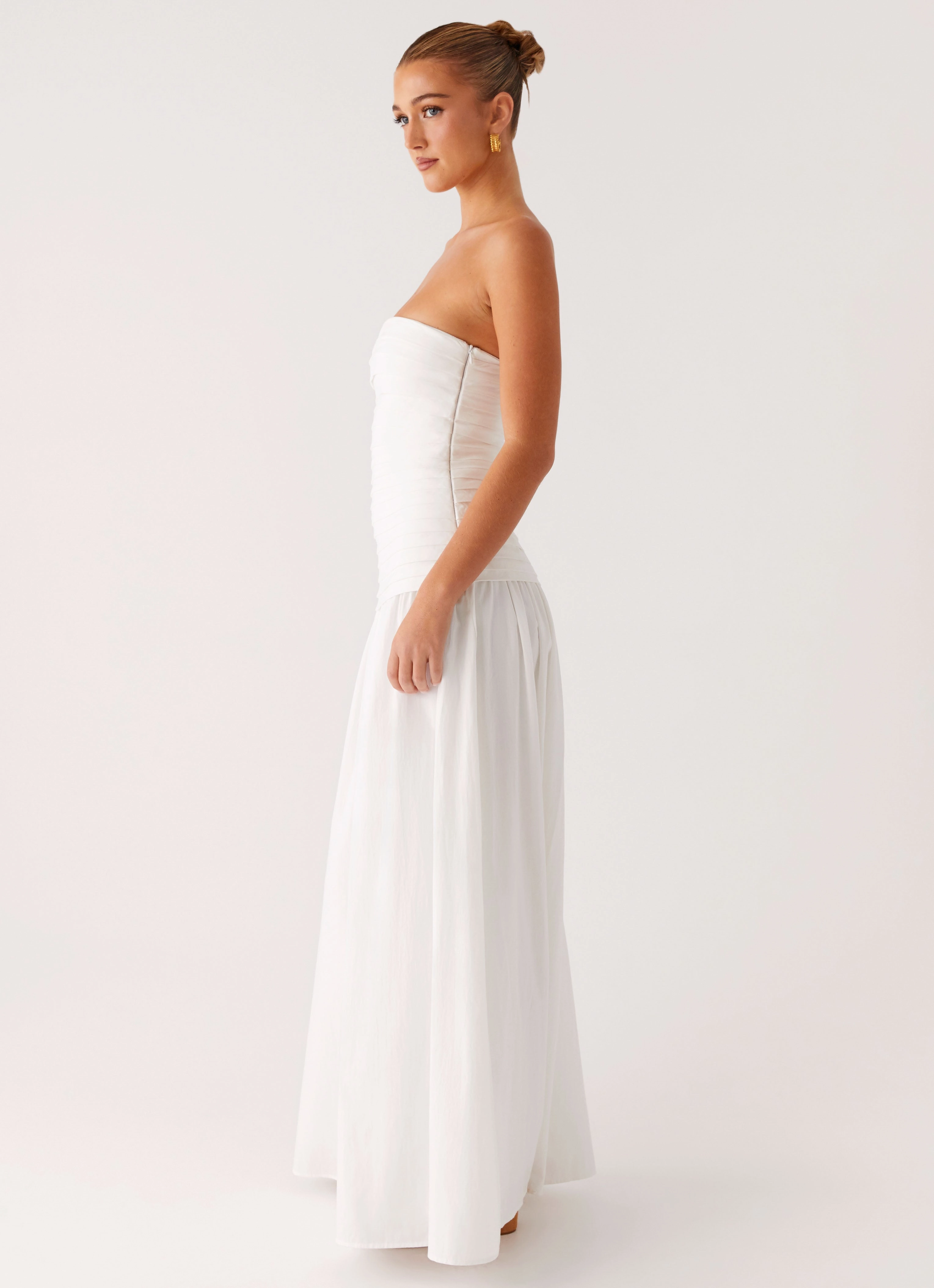 Smart And Comfortable Tyrah Maxi Dress - White
