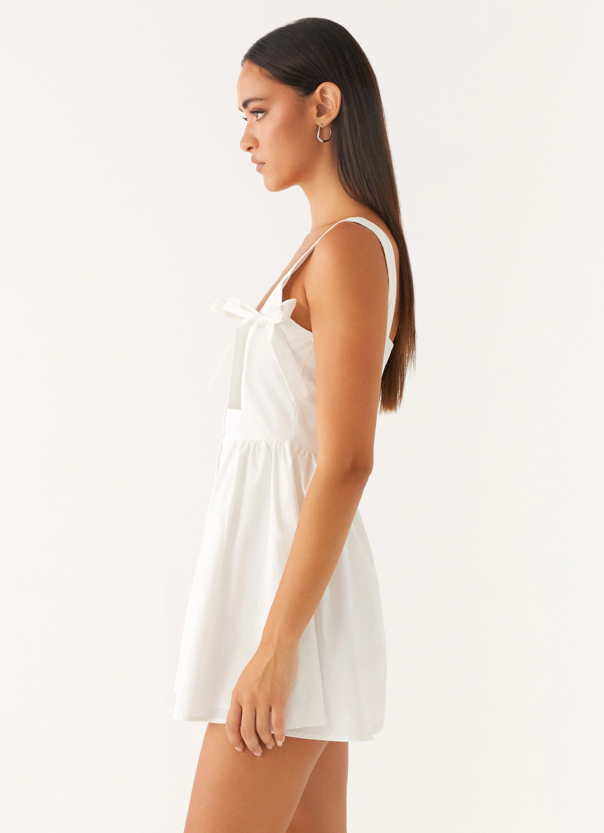 Calm Shine Unconditional Mini Dress - White