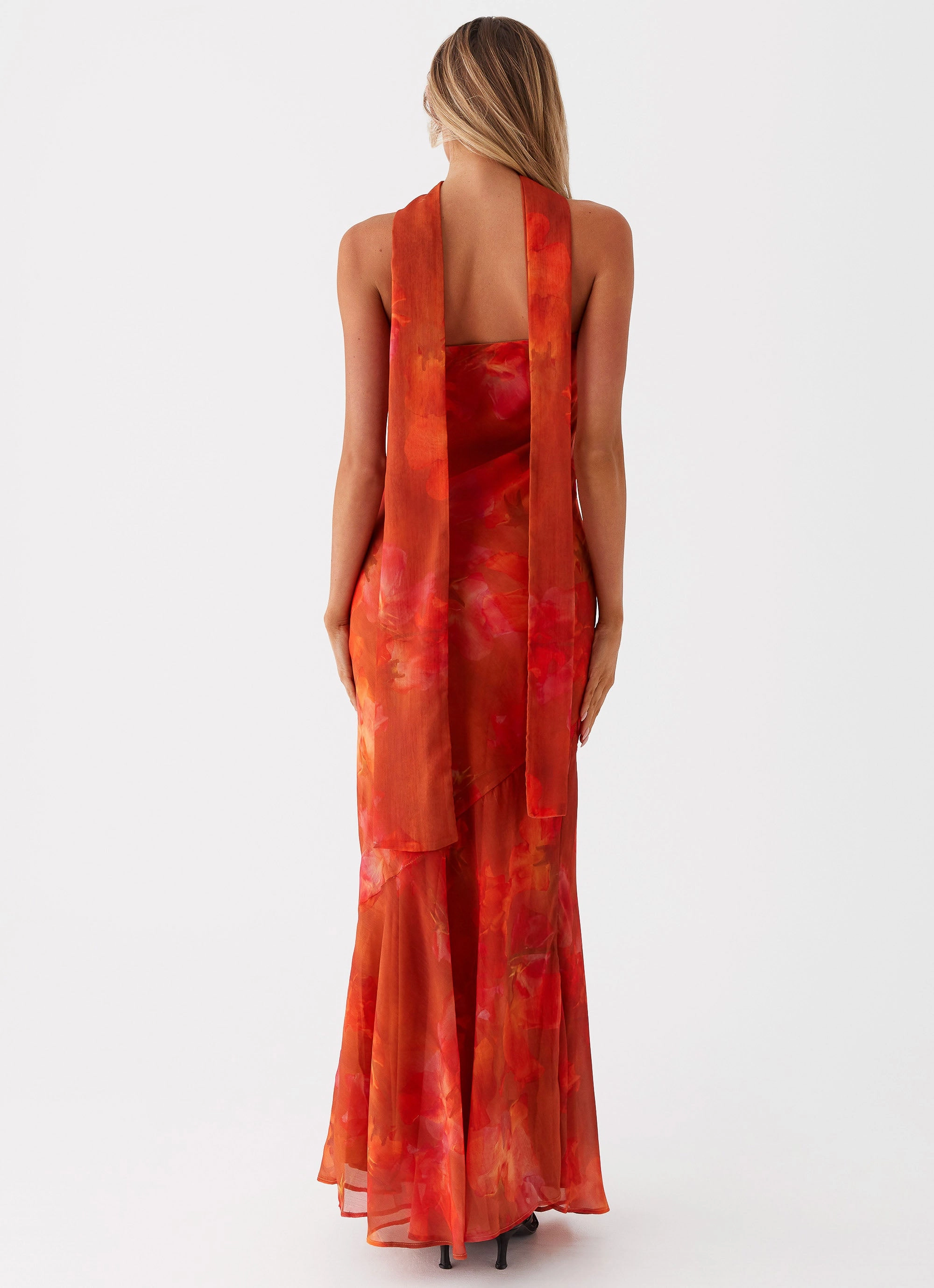 Under The Pagoda Maxi Dress - Amber Polished Look Modern Cut