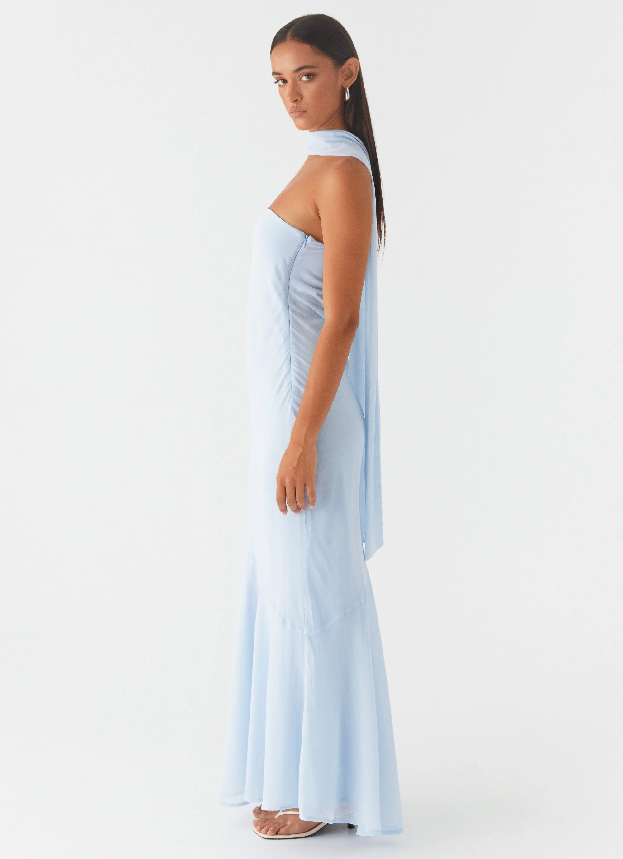 Under The Pagoda Maxi Dress - Blue Work Comfort Night Style