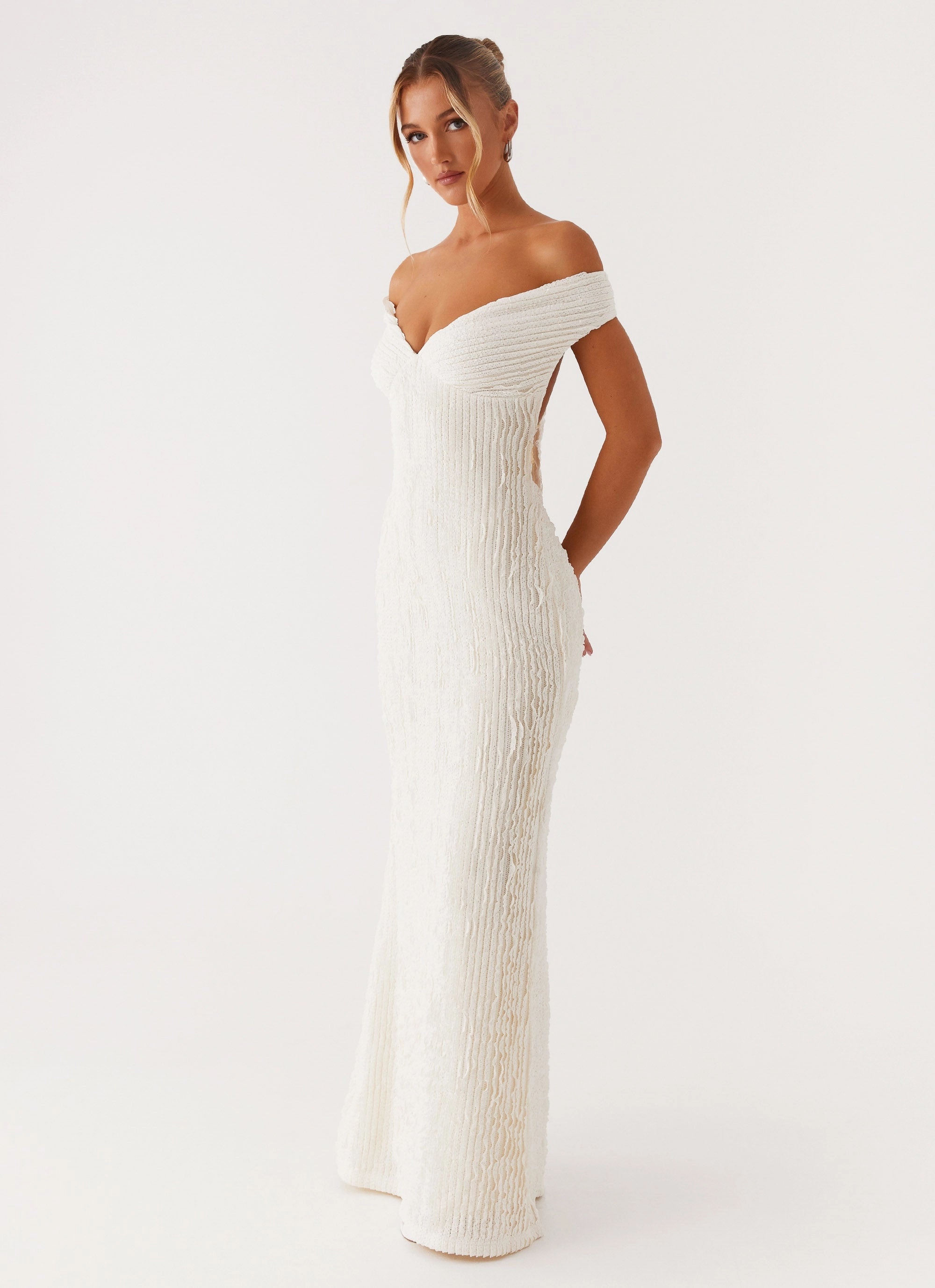 Chantelle Maxi Dress - Ivory Modern Layers