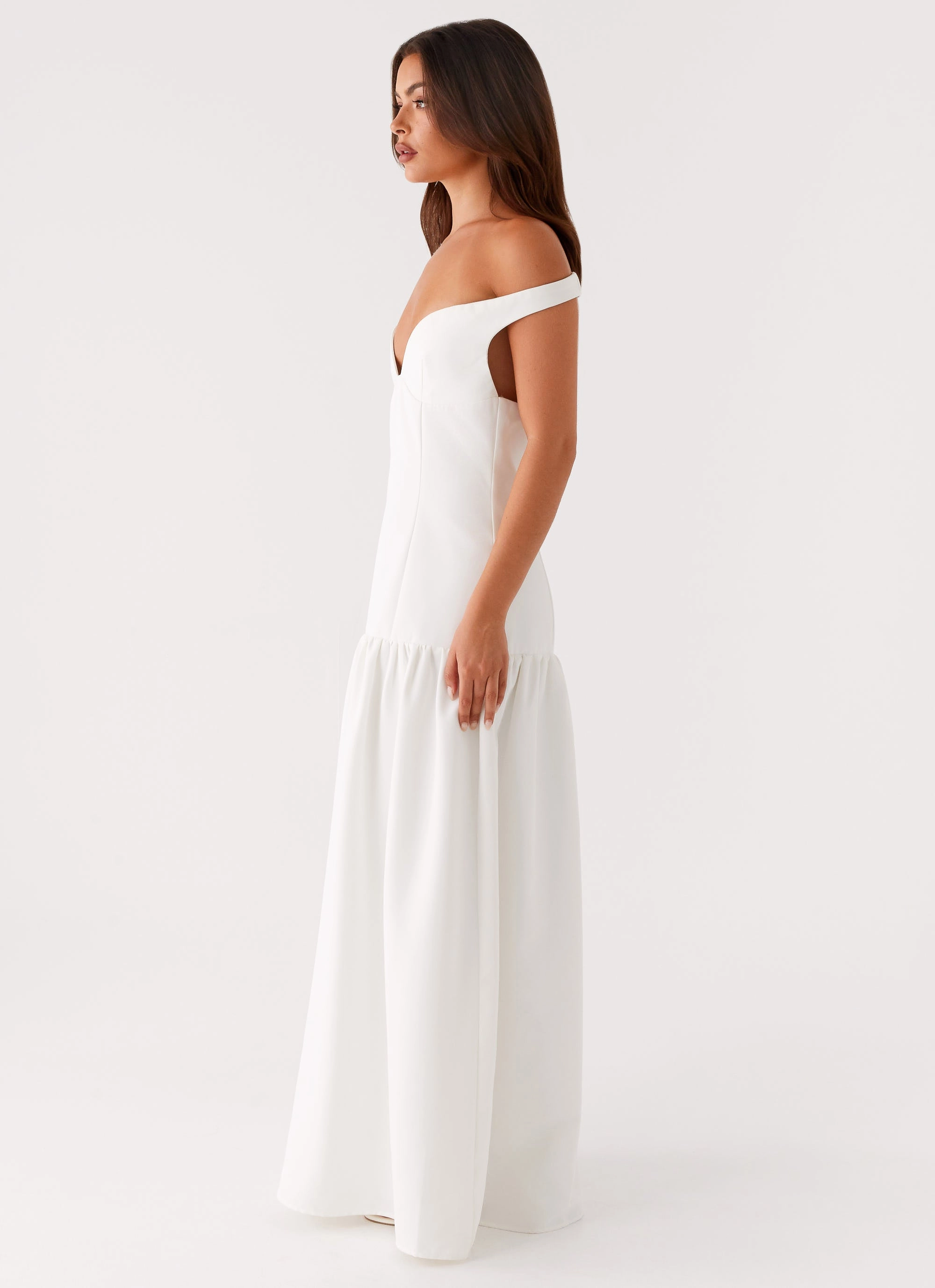 Layer Safe Durable-Fabric Basel Maxi Dress - White