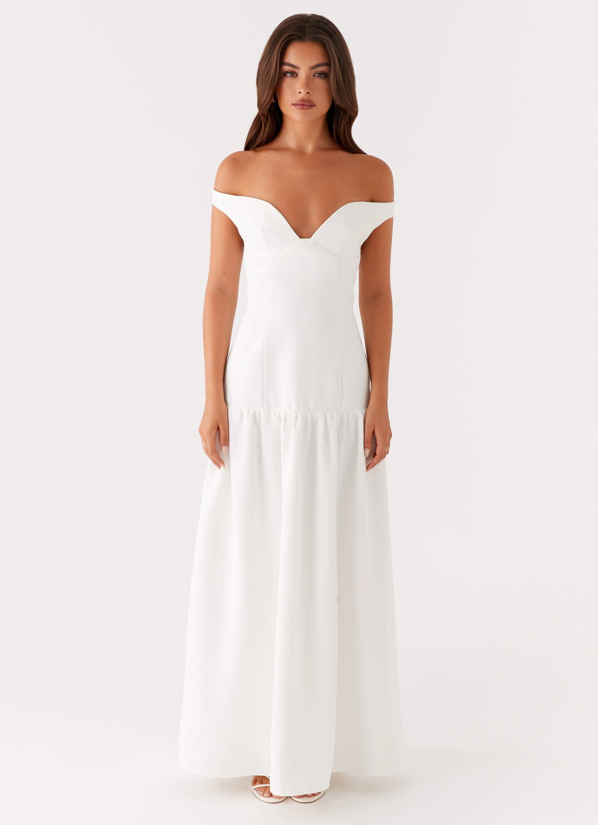Basel Maxi Dress - White Travel Light