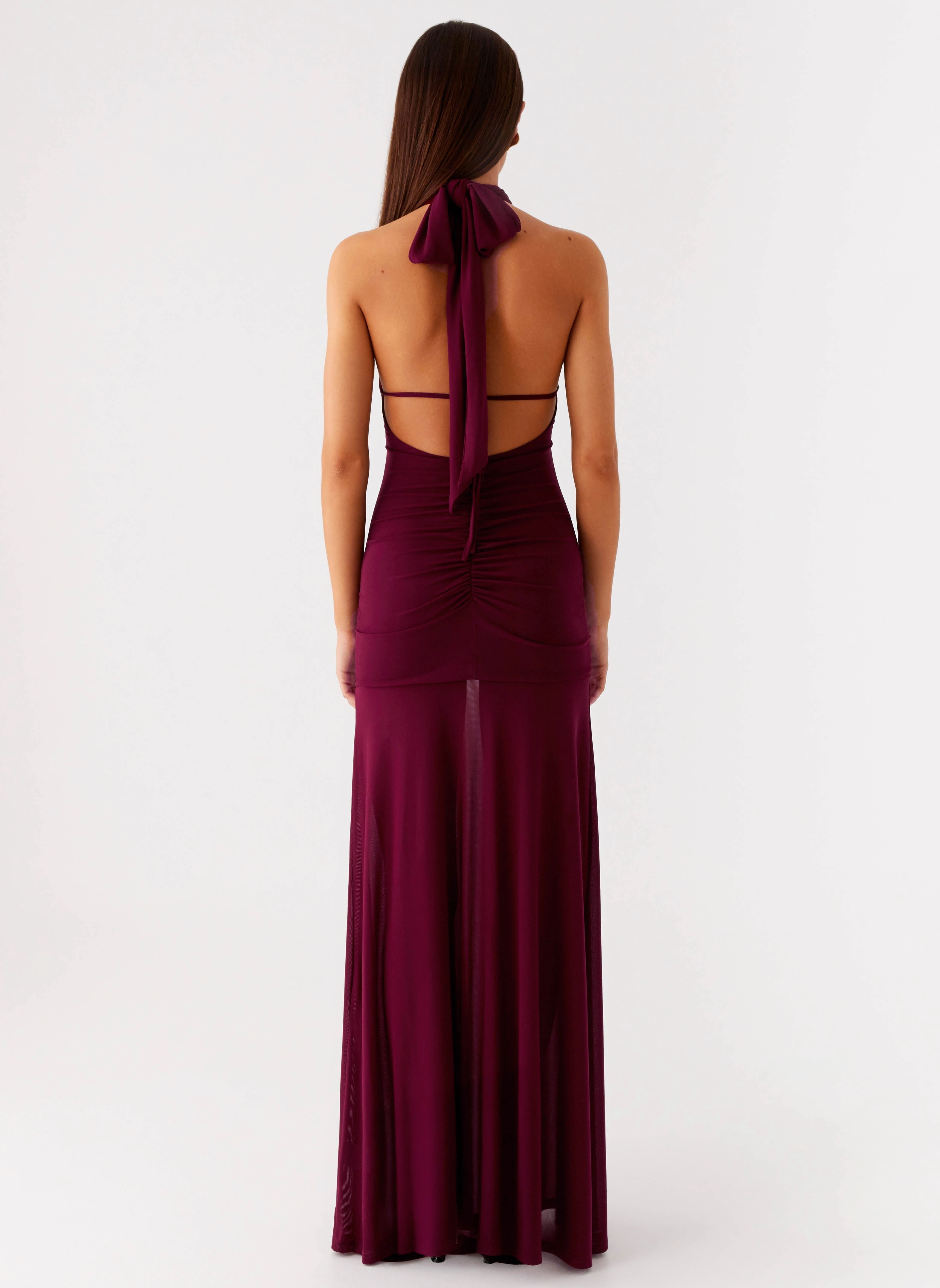 Modern Lines Deltina Maxi Dress - Boysenberry