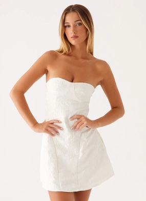 Neutral Look So Stylish Mini Dress - White