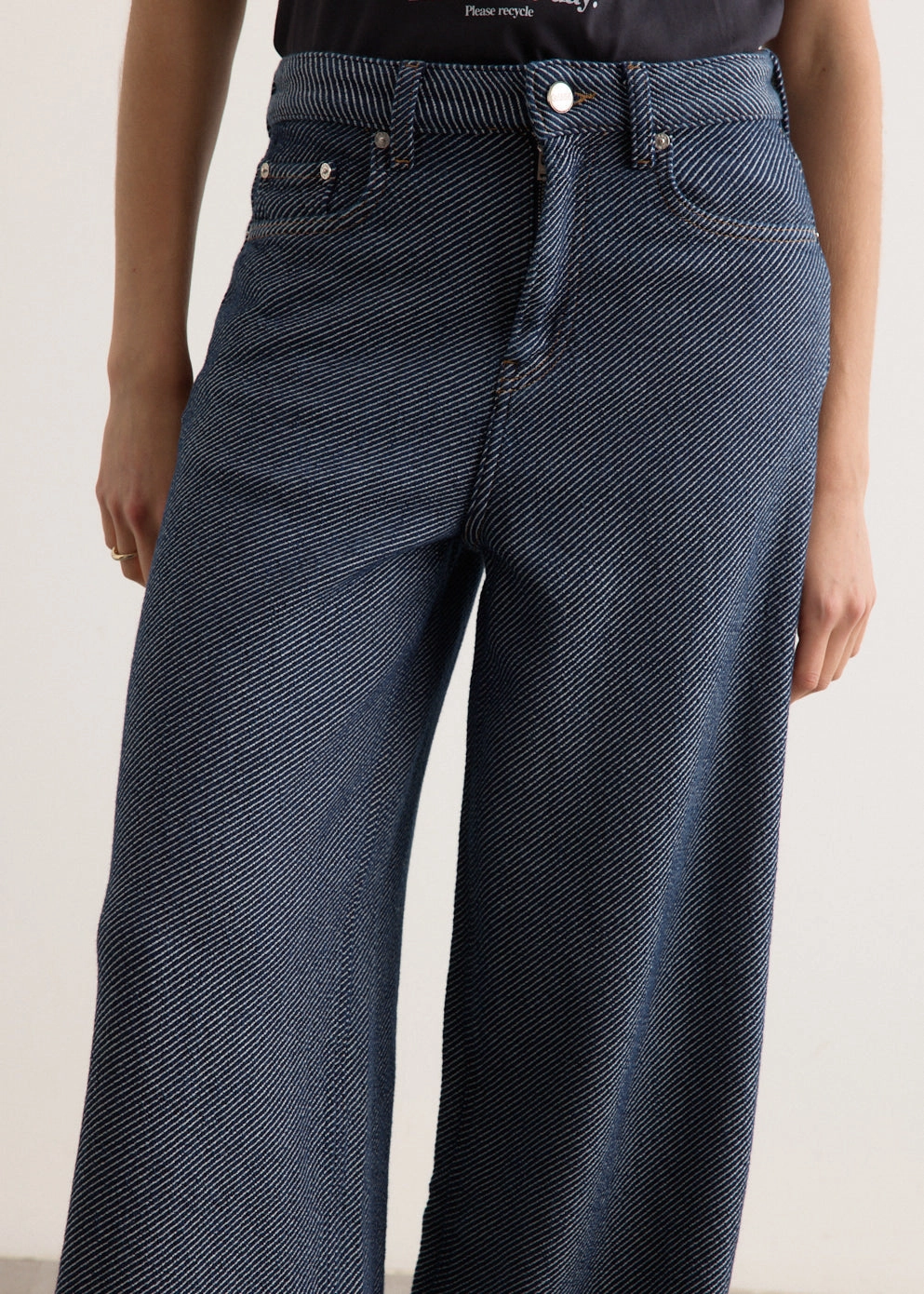 Urban Cool Heavy Twill Marri Denim Jeans elastic waistband Layer Ready