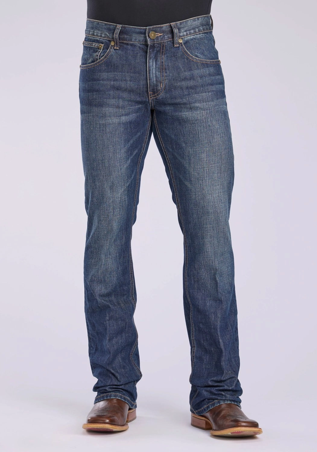 Basic Attire Streetwear Essential Tin Haul Mens 1660 Jagger X Back Pkt Blue 100% Cotton Jeans