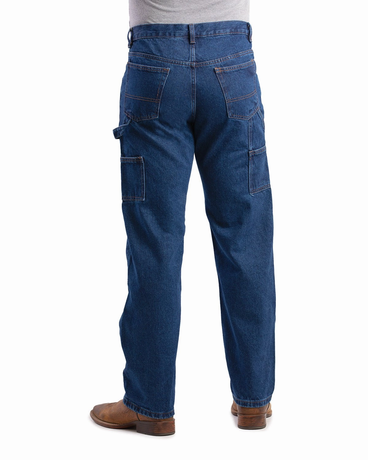 Low Maintenance Simple Comfort Berne Mens Heritage Relaxed Fit Carpenter Classic Stone Wash 100% Cotton Jeans