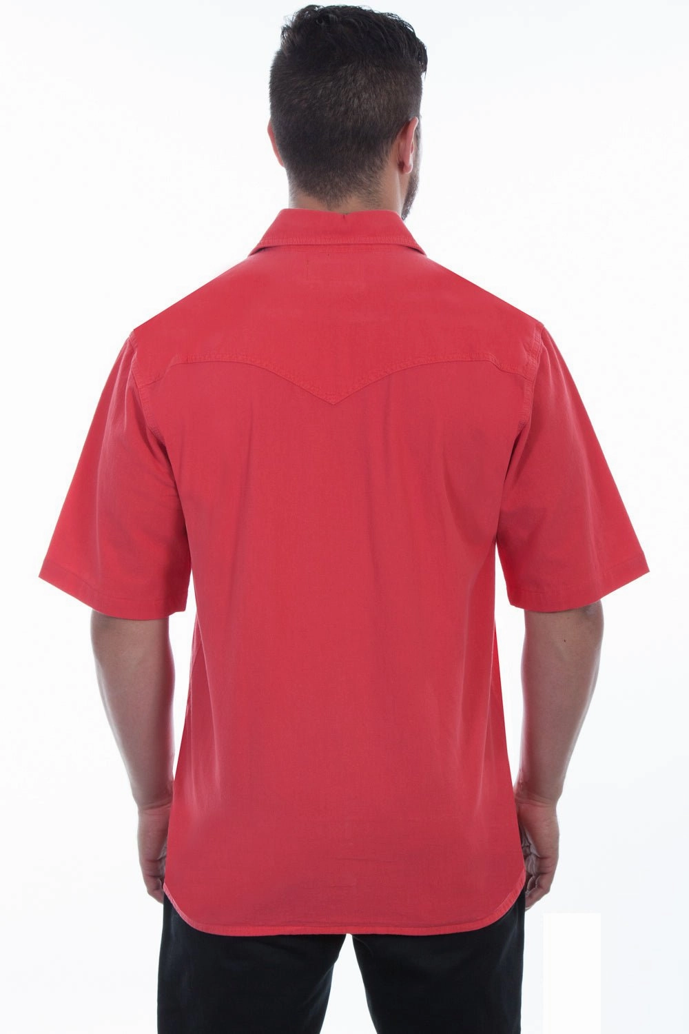 Timeless Classic Eco friendly materials Scully Mens Cayenne 100% Cotton Western S/S Shirt