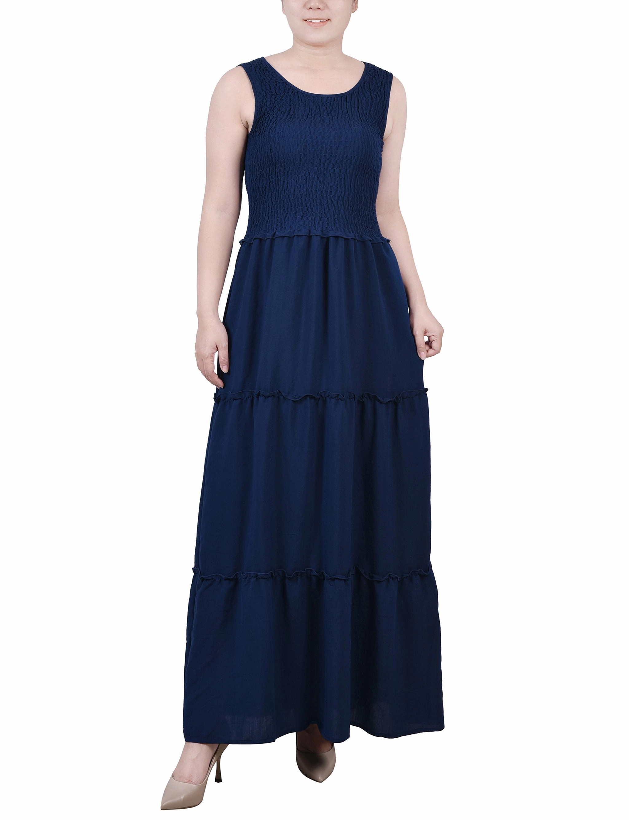 Casual Look Work-to-Play Wear Petite Sleeveless Maxi Dress