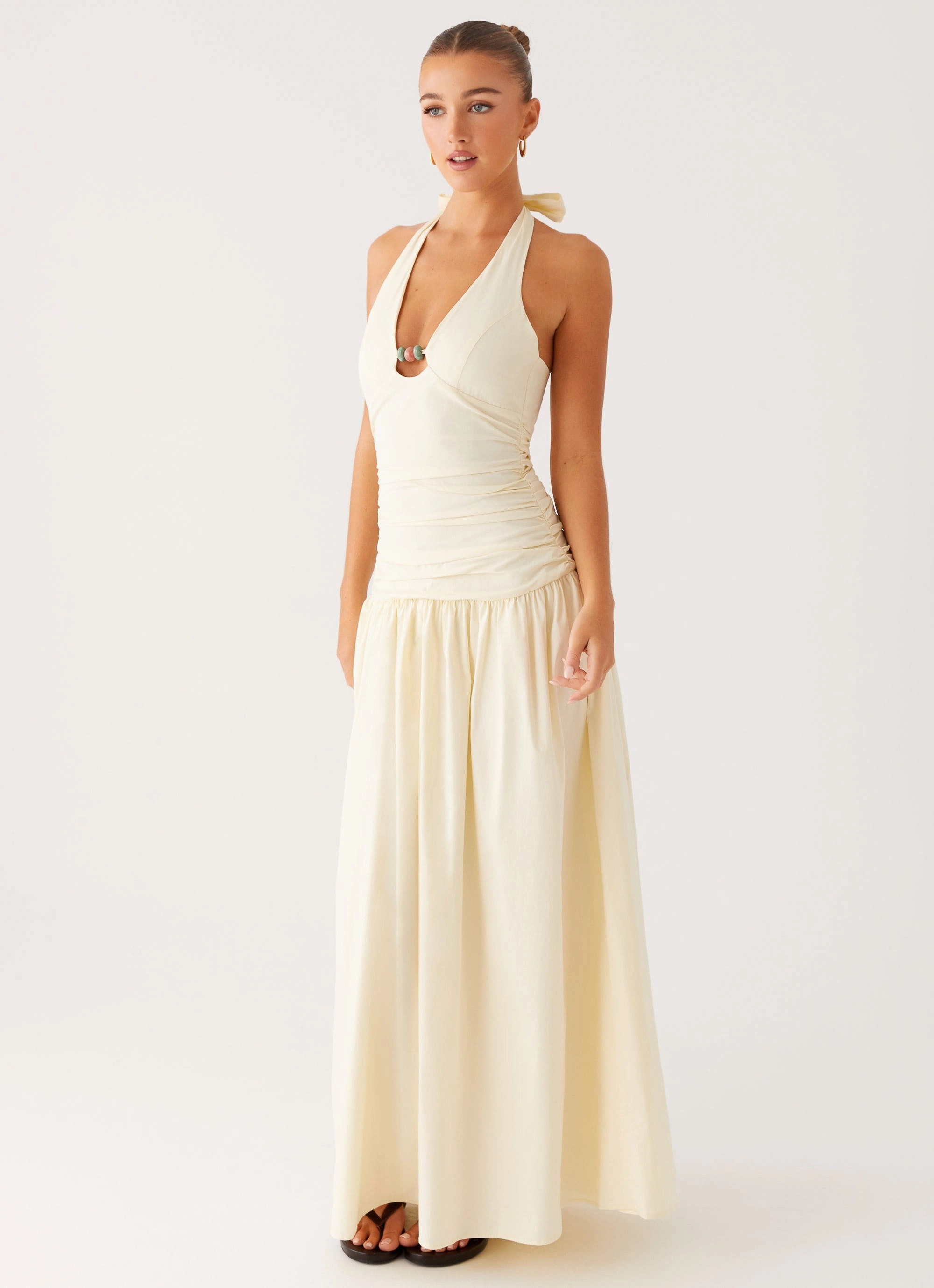 All Day Urban Light Val Maxi Dress - Lemon